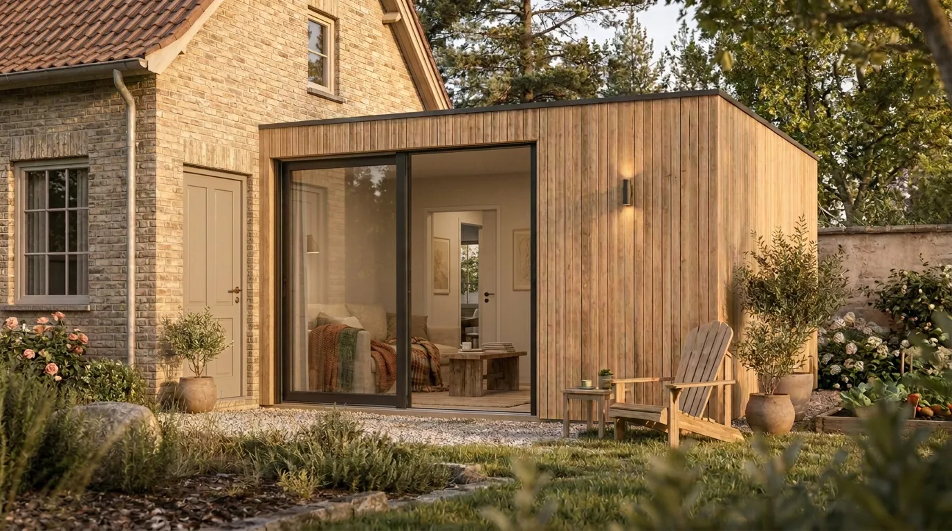 Annexe de maison en ossature bois NØMA Lodge
